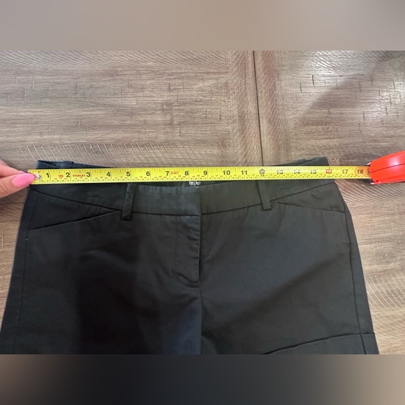 Mossimo Women's Black Cotton Stretch Cuffed Chino Short Shorts Size 8 - Picture 7 of 12